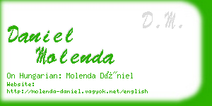 daniel molenda business card